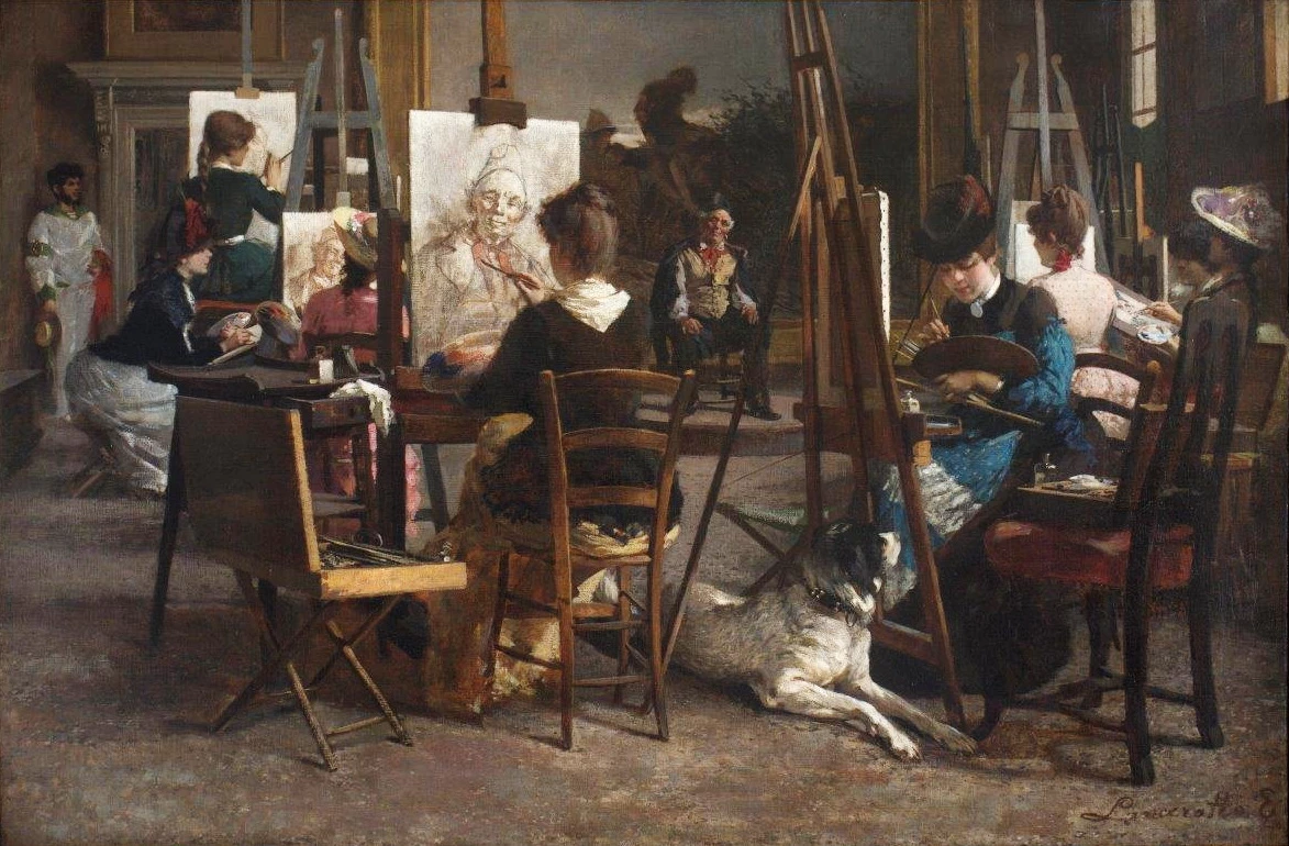 La scuola di pittura - - Collezione Civica Egisto Lancerotto, Noale